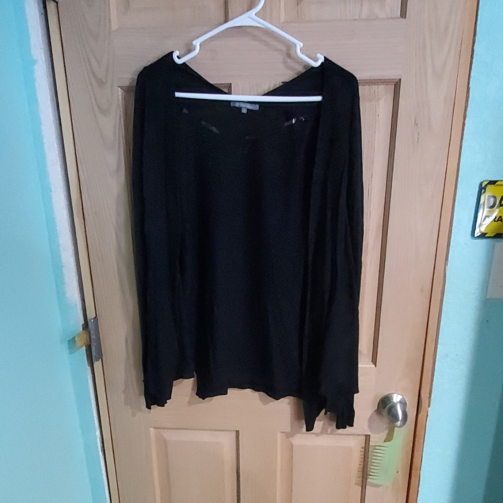 Black cardigan